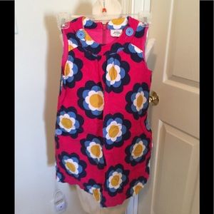 Mini Boden dress size 7-8 y floral with pockets